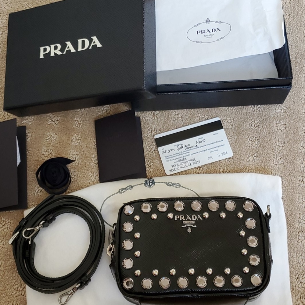 NEW💥PRADA Saffiano Mini Crossbody Bag
